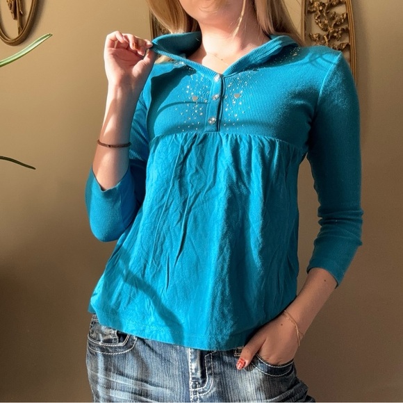 Y2K Babydoll Hooded Cardigan - Picture 5 of 7